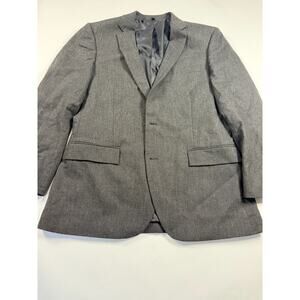 J Crew Thompson Sport Coat Blazer Wool Mens 42R Slim Fit Gray Suit Jacket Casual